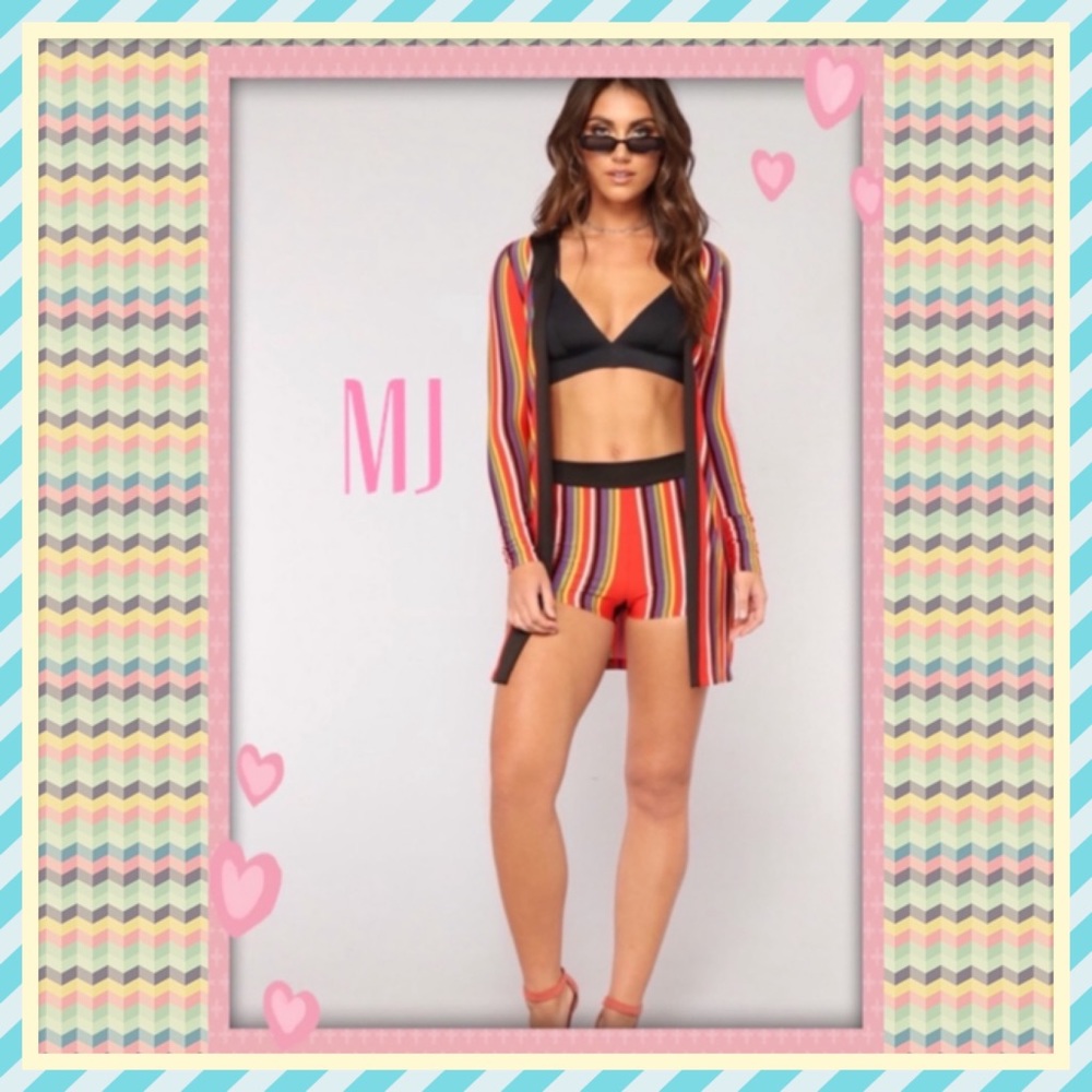 🎀New Stripe Short Set🎀